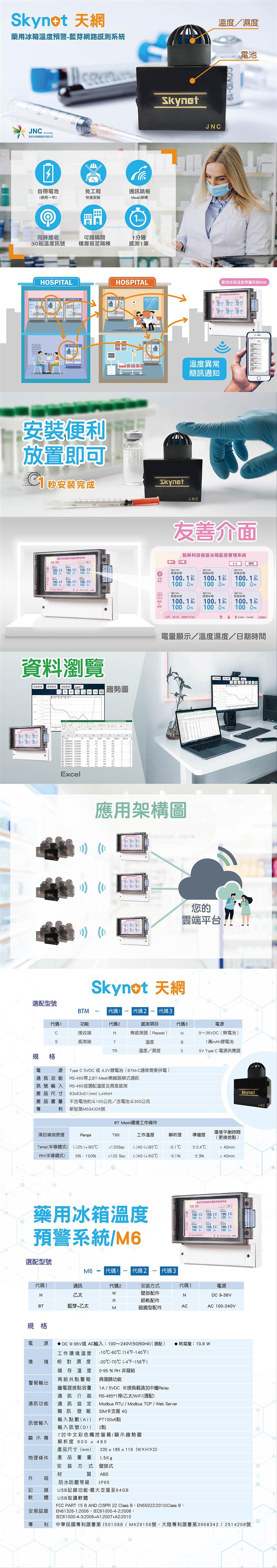 銘祥科技,Skynet 天網-藍芽網路感測及接收系統